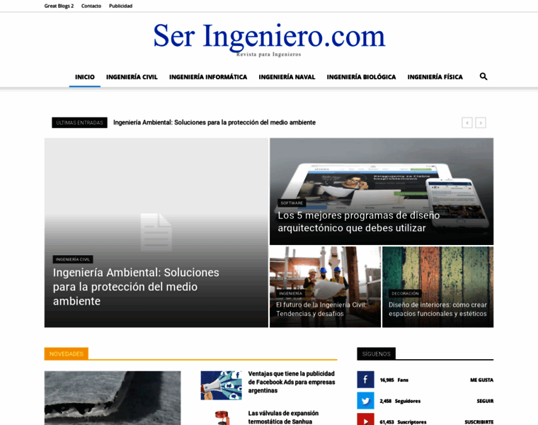 Seringeniero.com thumbnail