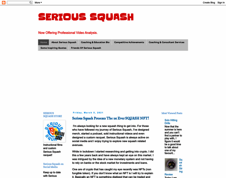 Serioussquash.com thumbnail