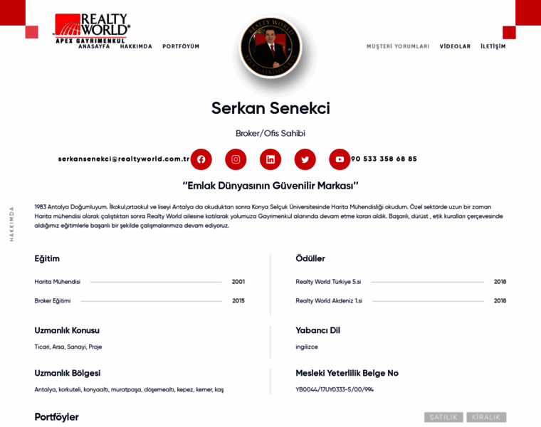 Serkansenekci.com thumbnail