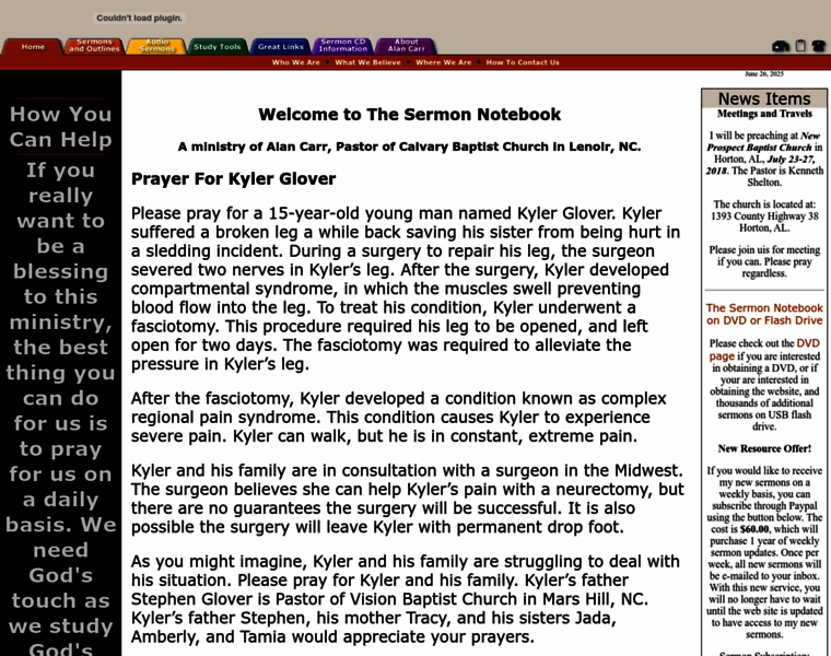 Sermonnotebook.org thumbnail Sermonnotebook.org thumbnail