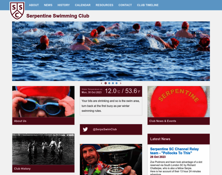 Serpentineswimmingclub.com thumbnail