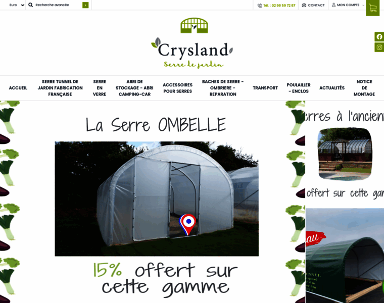 Serre-de-jardin-crysland.com thumbnail