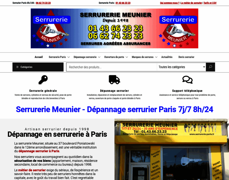Serrurerie-paris.fr thumbnail
