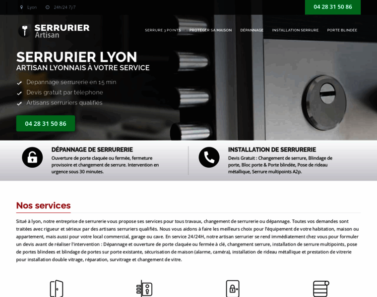 Serrurier-lyon-artisan.fr thumbnail