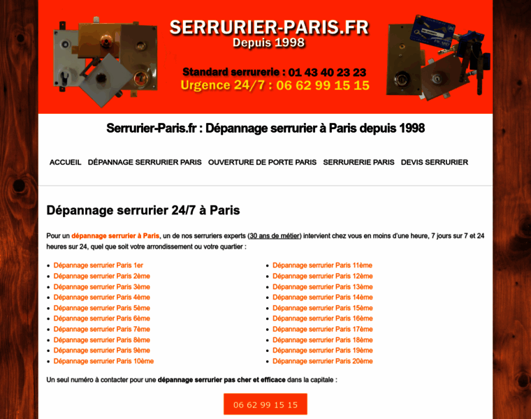 Serrurier-paris.fr thumbnail