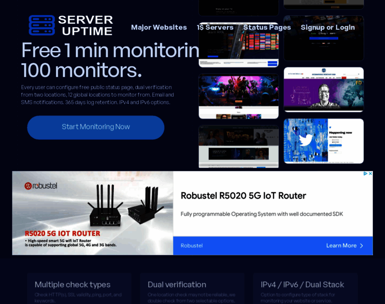 Server-uptime.com thumbnail