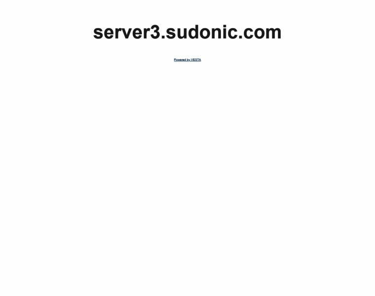 Server3.sudonic.com thumbnail