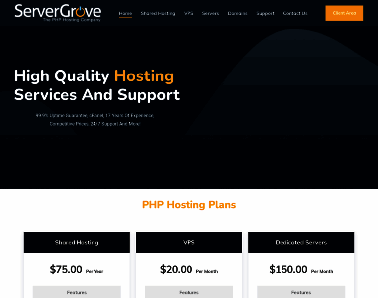Servergrove.com thumbnail
