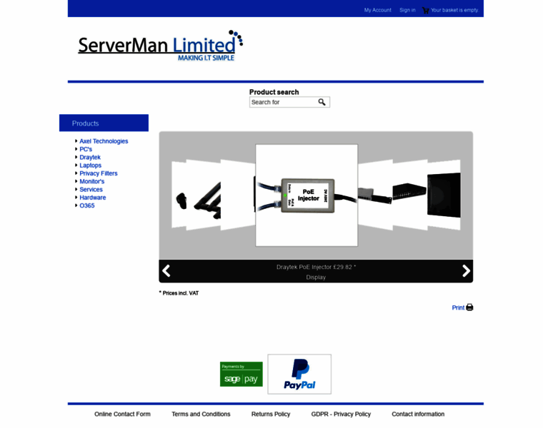 Serverman.co.uk thumbnail