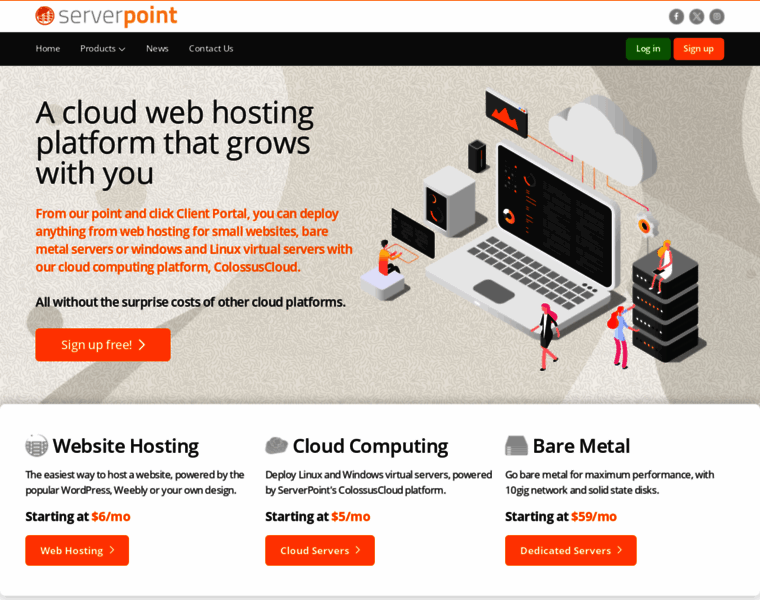 Serverpoint.com thumbnail