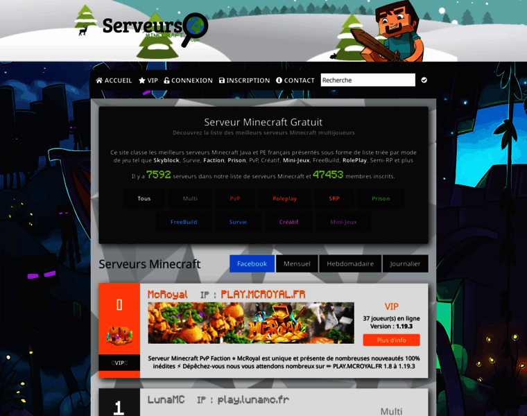 Serveurs-minecraft.fr thumbnail