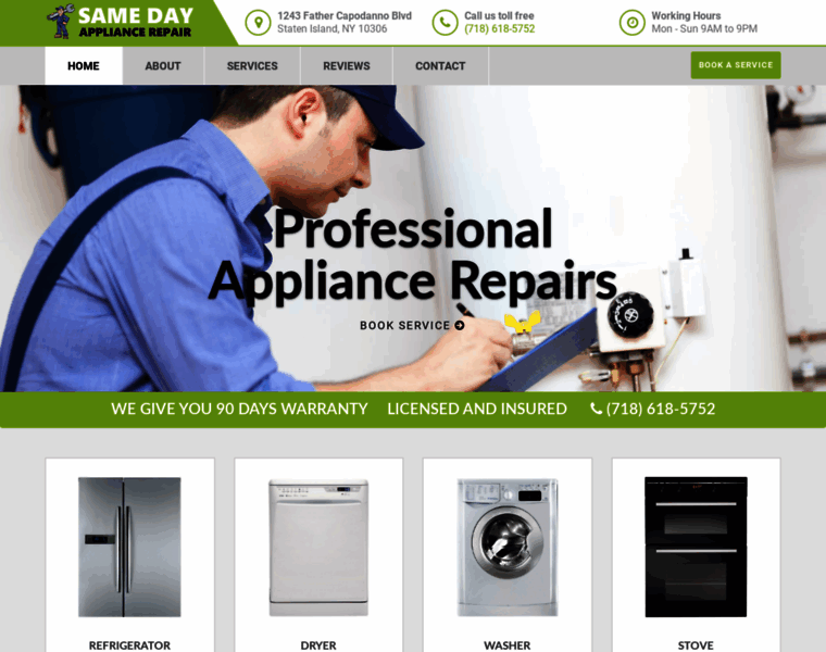 Service-appliancerepair.com thumbnail