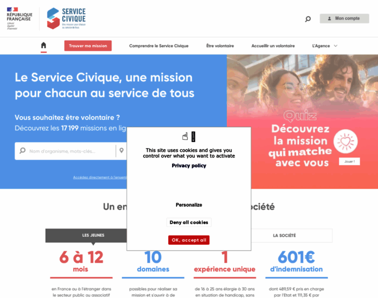 Service-civique.gouv.fr thumbnail