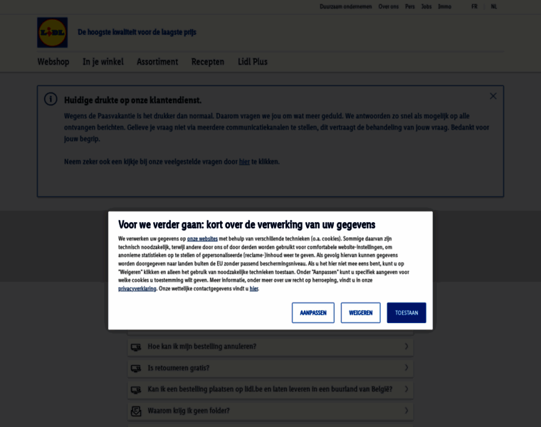 Service.lidl.be thumbnail