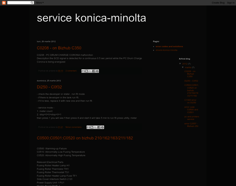 Servicekonicaminolta.blogspot.com thumbnail