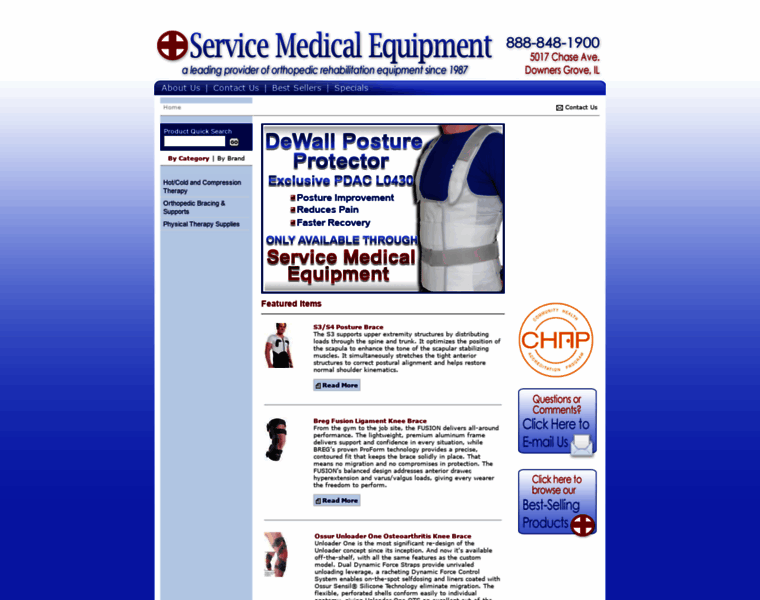 Servicemedicalequipment.com thumbnail