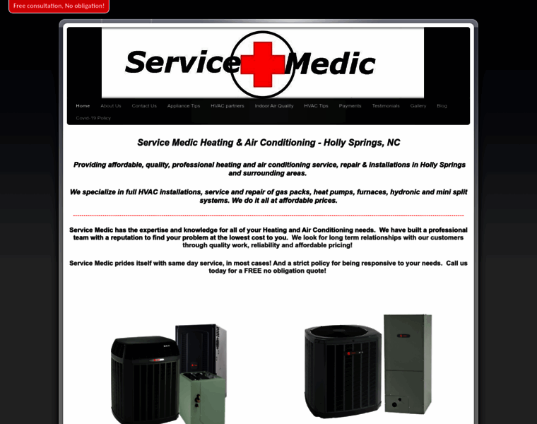Servicemedics.com thumbnail