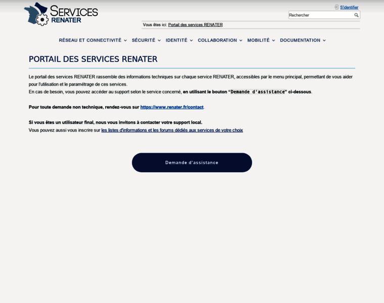 Services.renater.fr thumbnail
