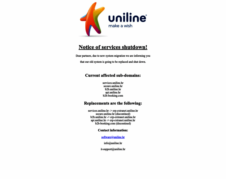 Services.uniline.hr thumbnail