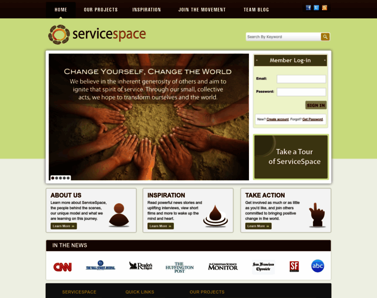 Servicespace.org thumbnail