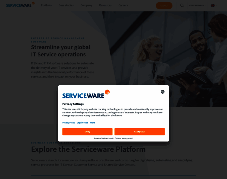Serviceware-se.com thumbnail