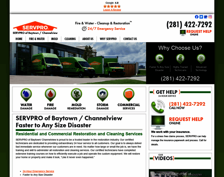 Servprobaytownchannelview.com thumbnail