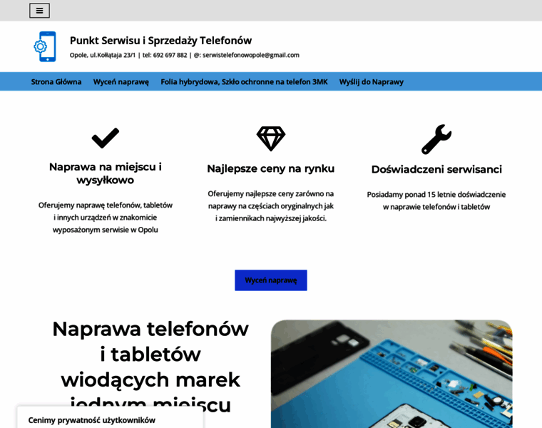 Serwistelefonowopole.pl thumbnail