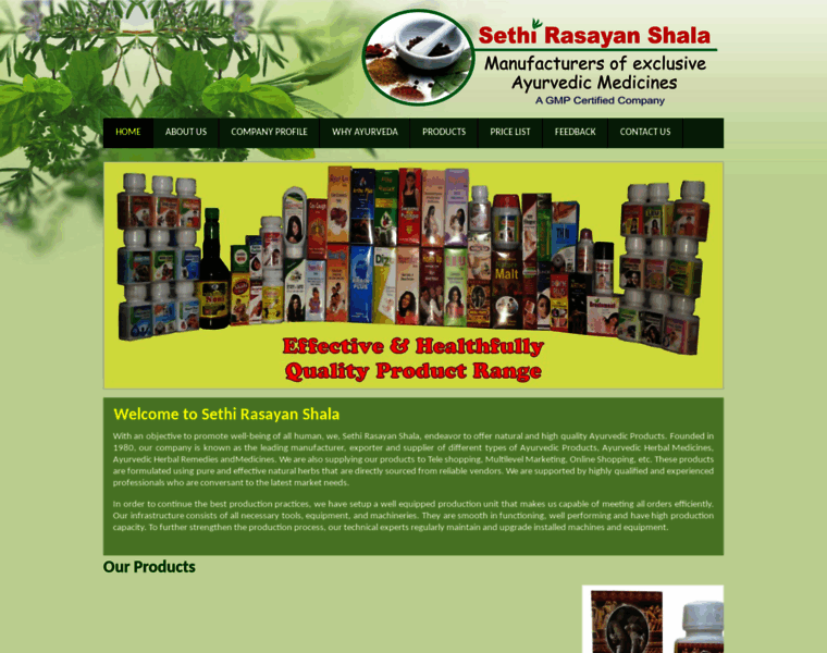 Sethirasayanshala.com thumbnail