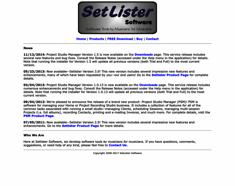 Setlister.net thumbnail