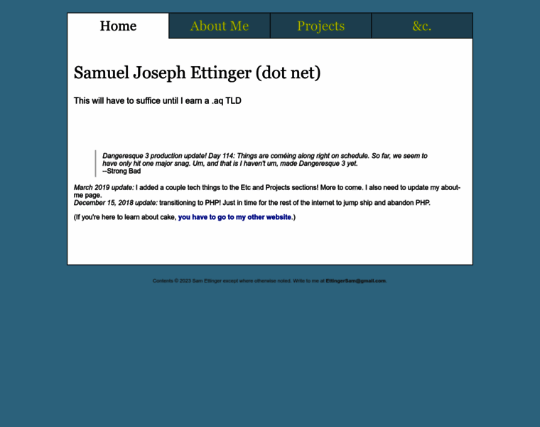 Settinger.net thumbnail Settinger.net thumbnail