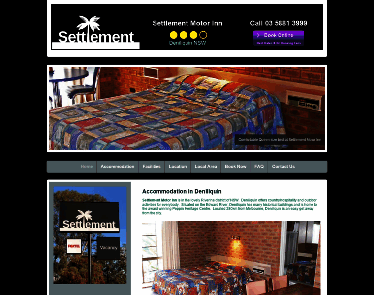 Settlementmotorinn.com.au thumbnail