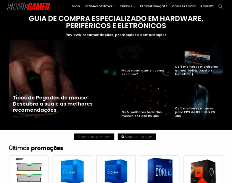 Setupgamer.com.br thumbnail