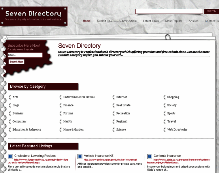 Seven-directory.com thumbnail
