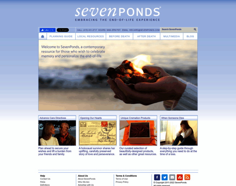 Sevenponds.com thumbnail