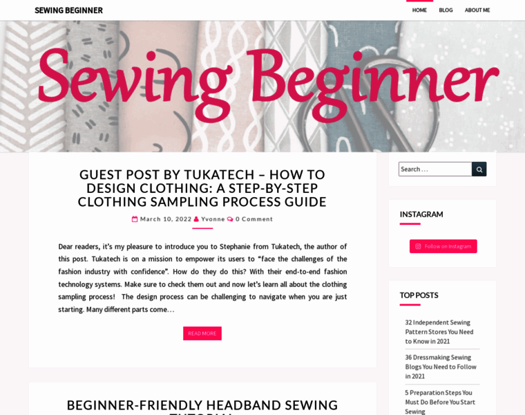 Sewingbeginner.com thumbnail