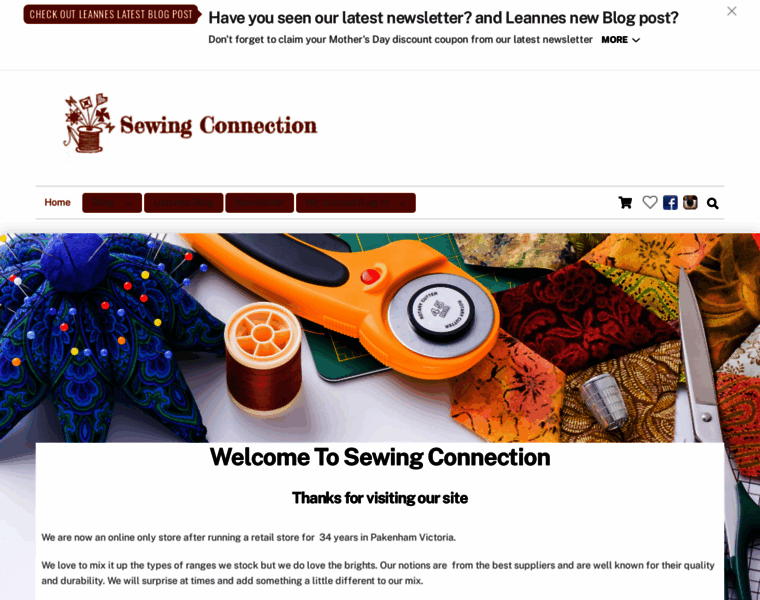 Sewingconnection.com.au thumbnail