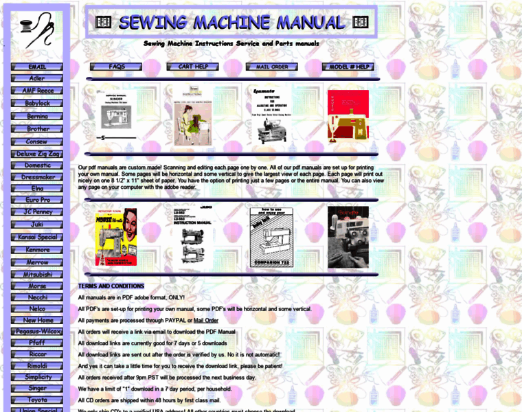 Sewingmachinemanual.net thumbnail
