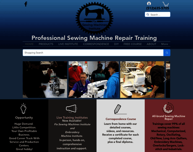 Sewingmachinerepaircourses.com thumbnail