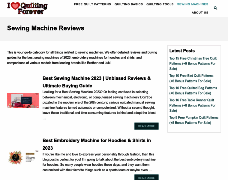Sewingmachines.reviews thumbnail