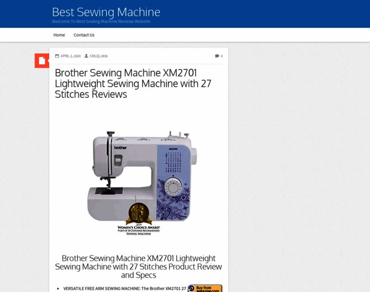 Sewingmachinesbest.com thumbnail