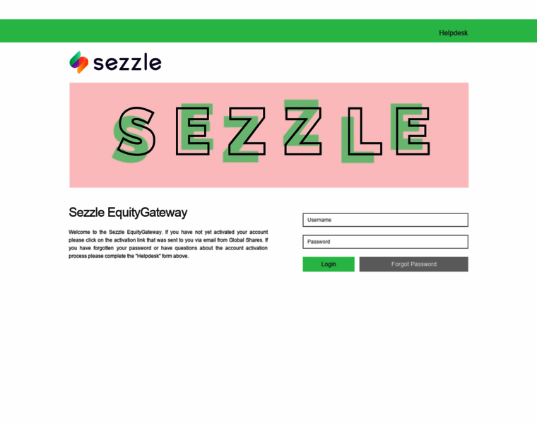 Sezzle.globalsharesequity.com thumbnail