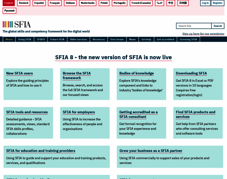 Sfia.org.uk thumbnail