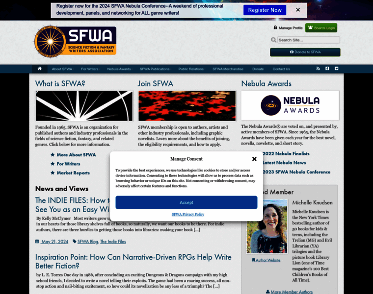 Sfwa.org thumbnail