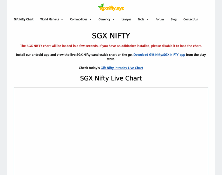 Sgxnifty.xyz thumbnail