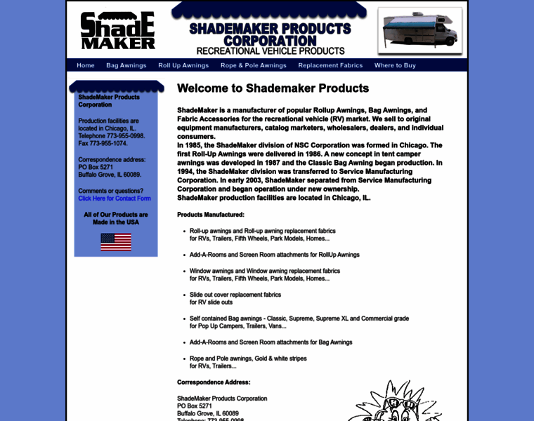 Shademakerproducts.com thumbnail