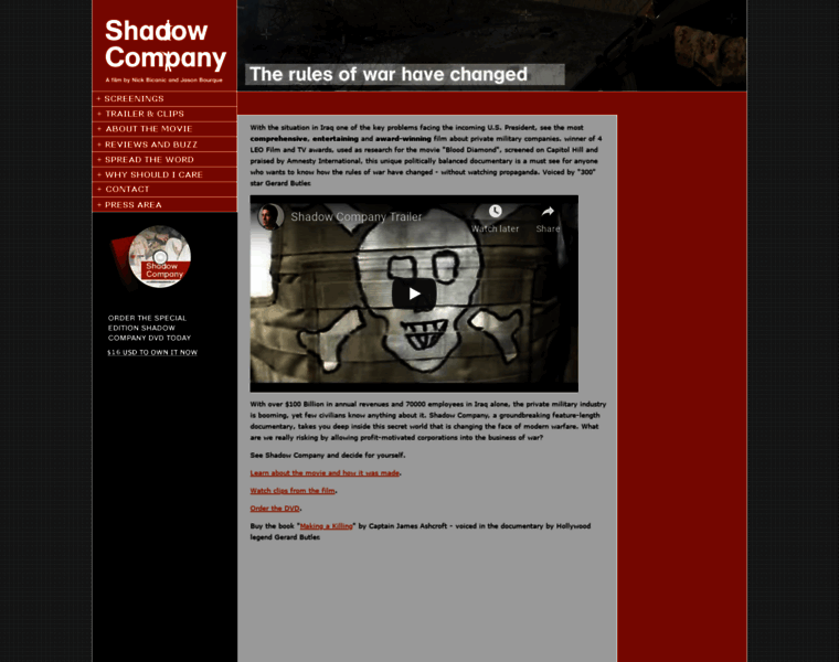 Shadowcompanythemovie.com thumbnail