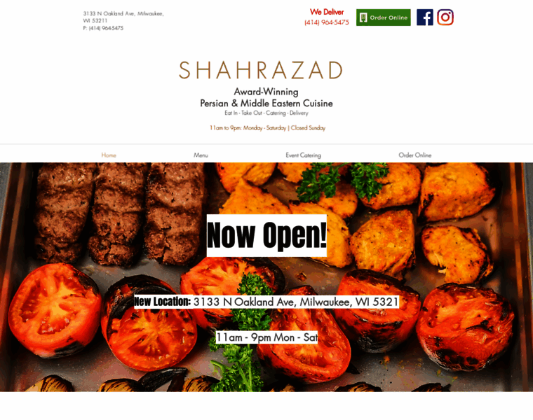 Shahrazadrestaurant.com thumbnail