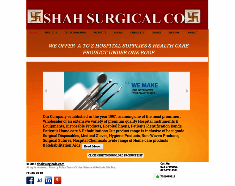 Shahsurgicals.com thumbnail