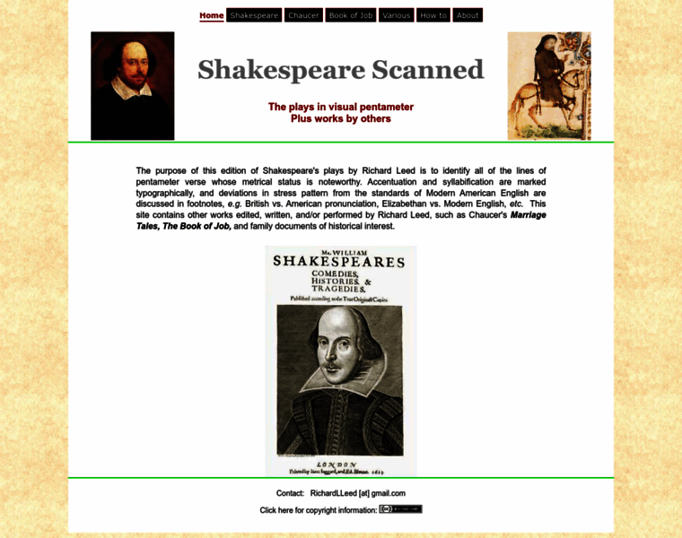 Shakespearescanned.com thumbnail