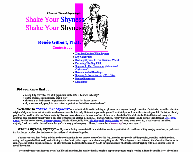 Shakeyourshyness.com thumbnail